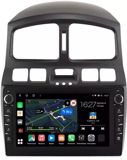 Магнитола для Hyundai Santa Fe 2000-2013 - Canbox 9-223 Android 10, ТОП процессор, CarPlay, 4G SIM-слот