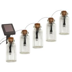 Садовая гирлянда ЭРА ERAGS08-05 на солнечной батарее теплый свет 10 LED 3,8 м