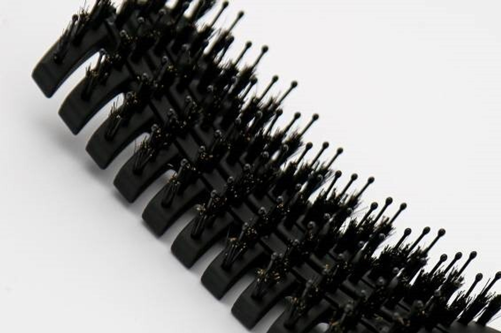 Щетка Hairway изогнутая 11 рядная с щетиной