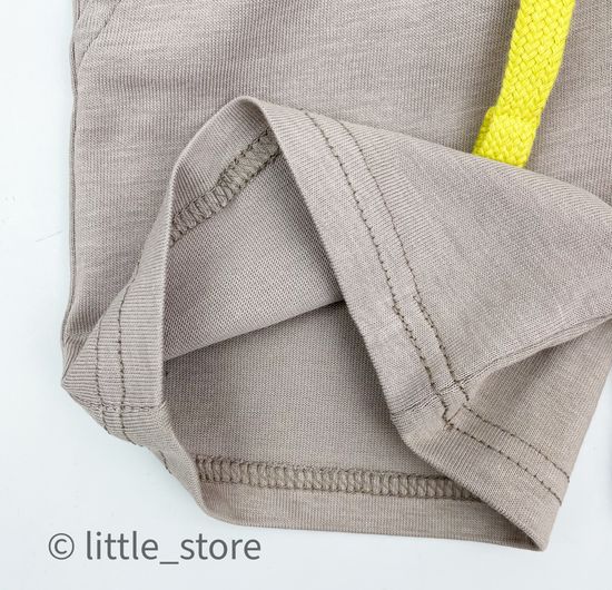 Шорты хлопковые "Я расту" какао