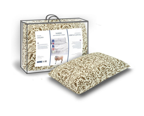 Подушка овечья шерсть Villa