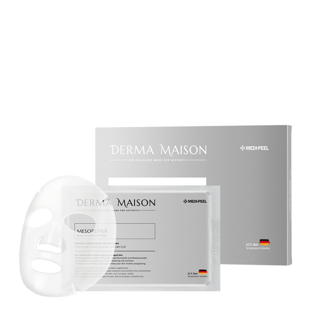 Medi-Peel Derma Maison Mesorepair Regeneration Mask регенирирующая маска для лица на основе биоцеллюлозы