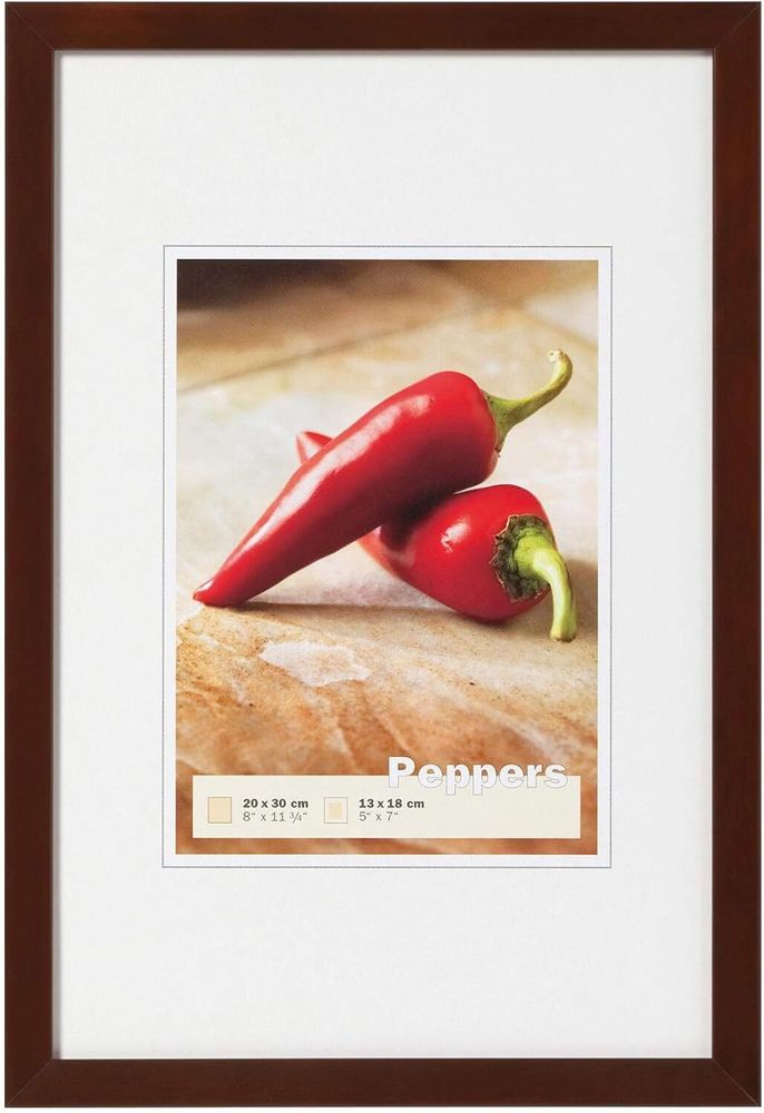 Фоторамка Walther Peppers 10x15, дерево/стекло, коричневый (BP 015 N)