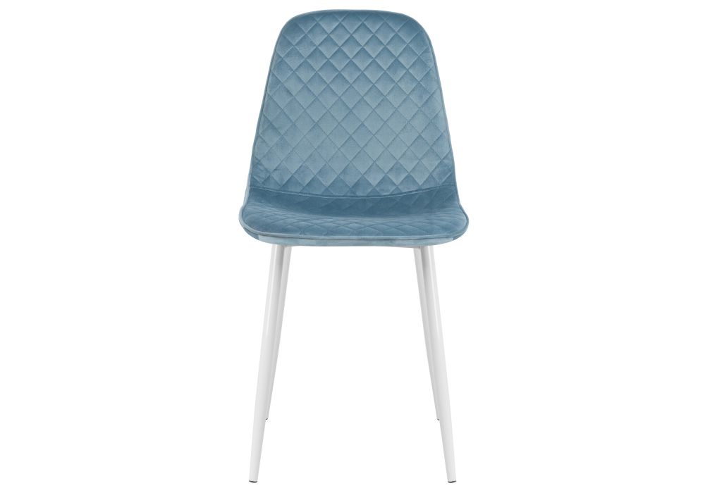 Стул на металлокаркасе Capri blue / white