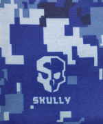 Бандана-труба камуфляжная с черепом Skully Marpat Blue USN