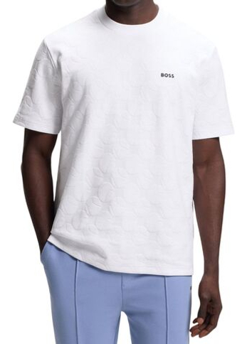 Мужская теннисная футболка BOSS TS_Member - white