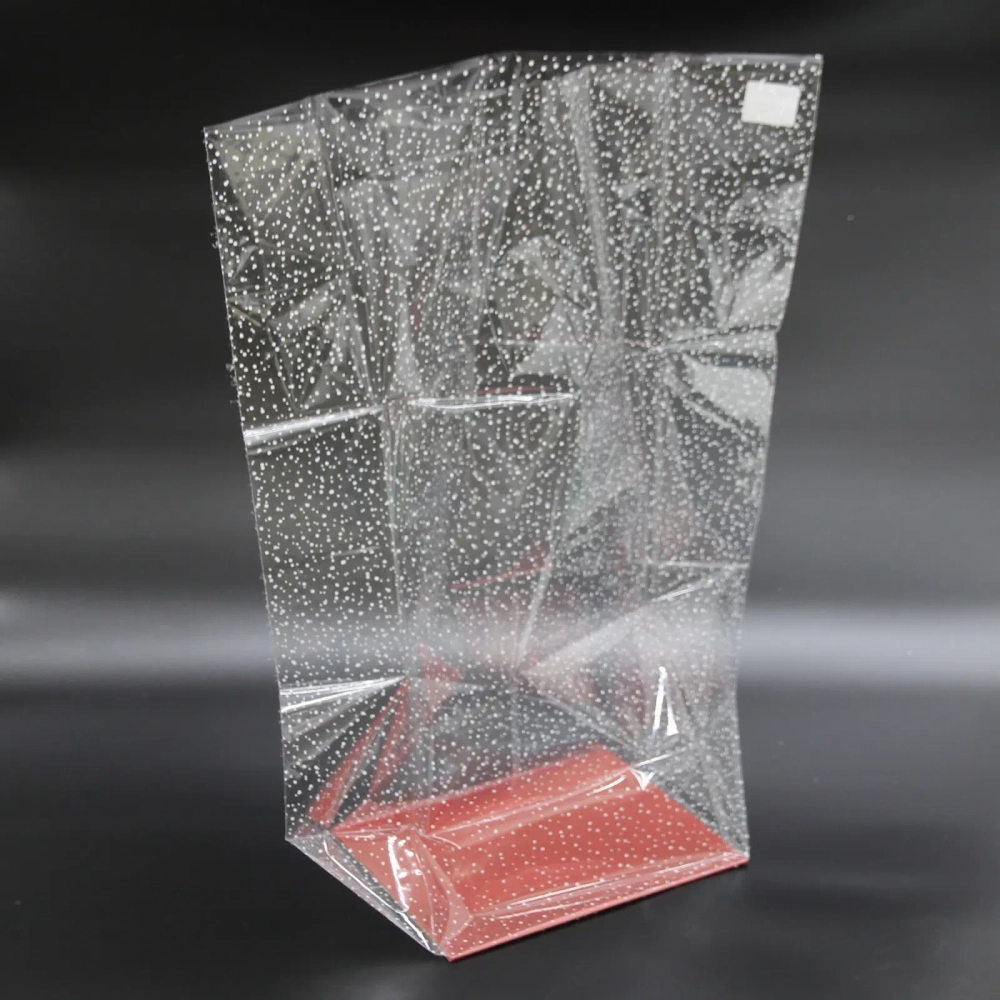 Пакет на жестком дне, рисунок «мошка» (дно 28*22; выс.69см)