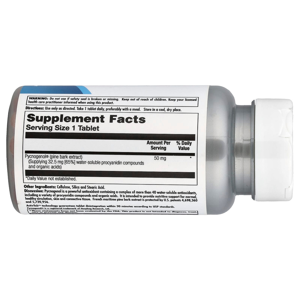 KAL, Pycnogenol®, 50 мг, 60 таблеток