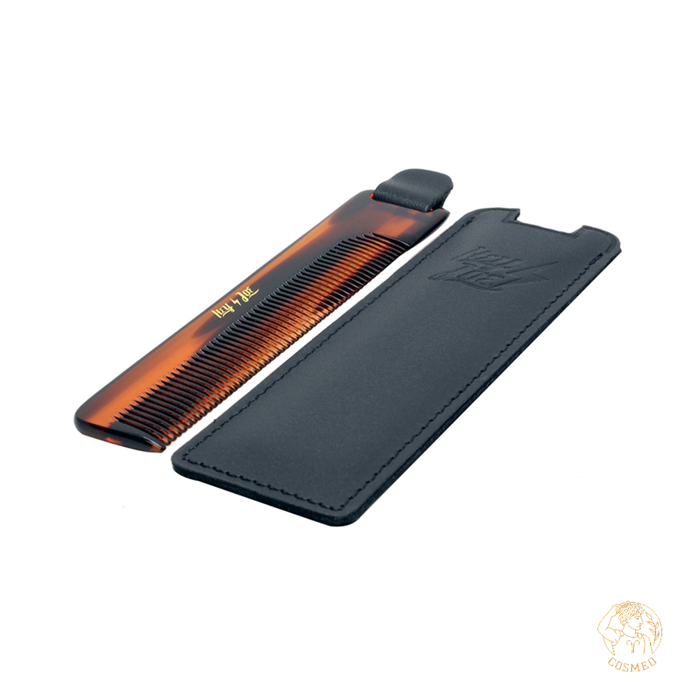 HEY JOE! Deluxe Comb Leather Case - Расческа с чехлом (маленькая)