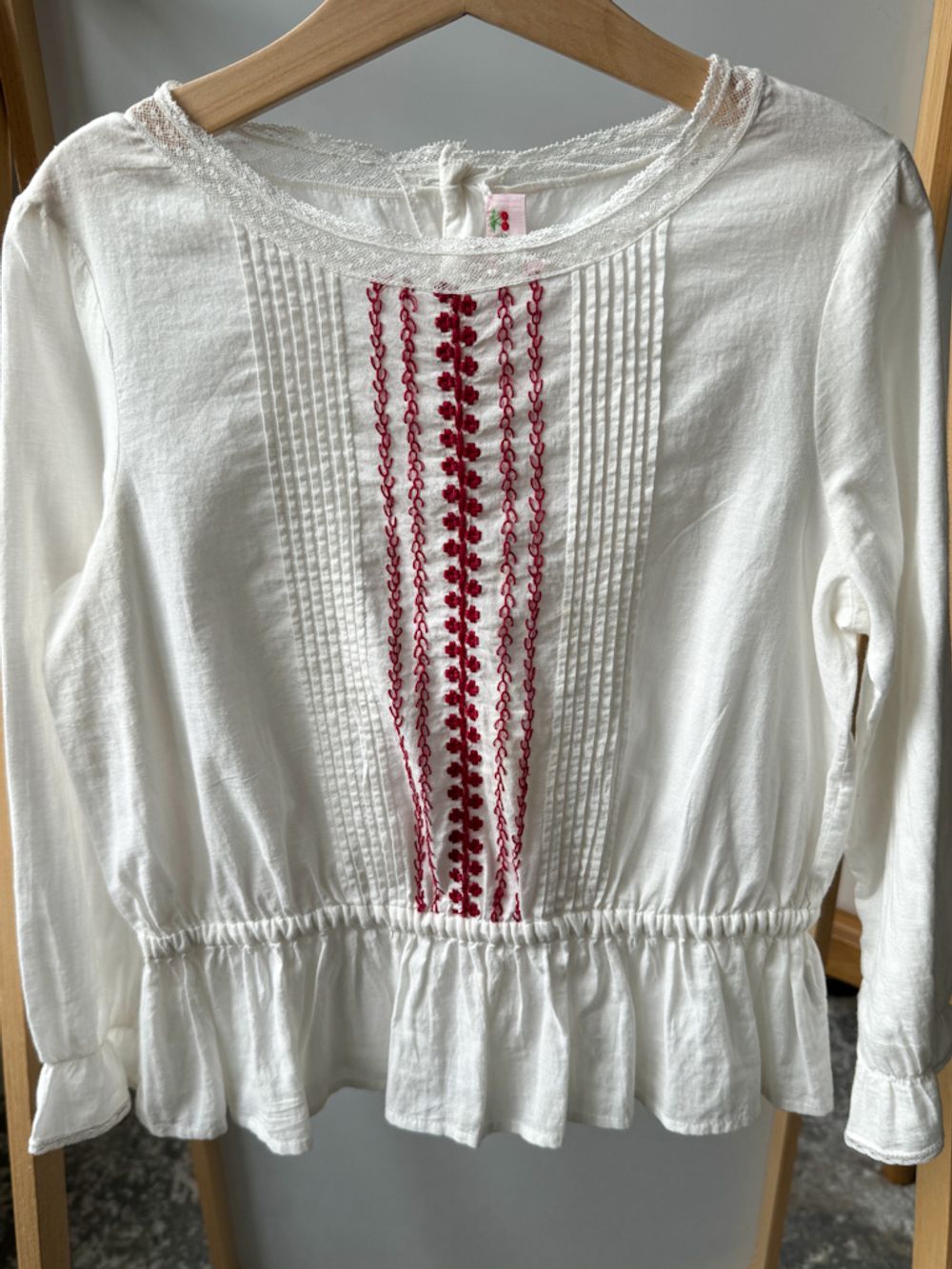 Хлопковая блузка Bonpoint, 128