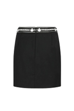 хлопковая юбка Dsquared2 - черный(DQ04CA D00XR)