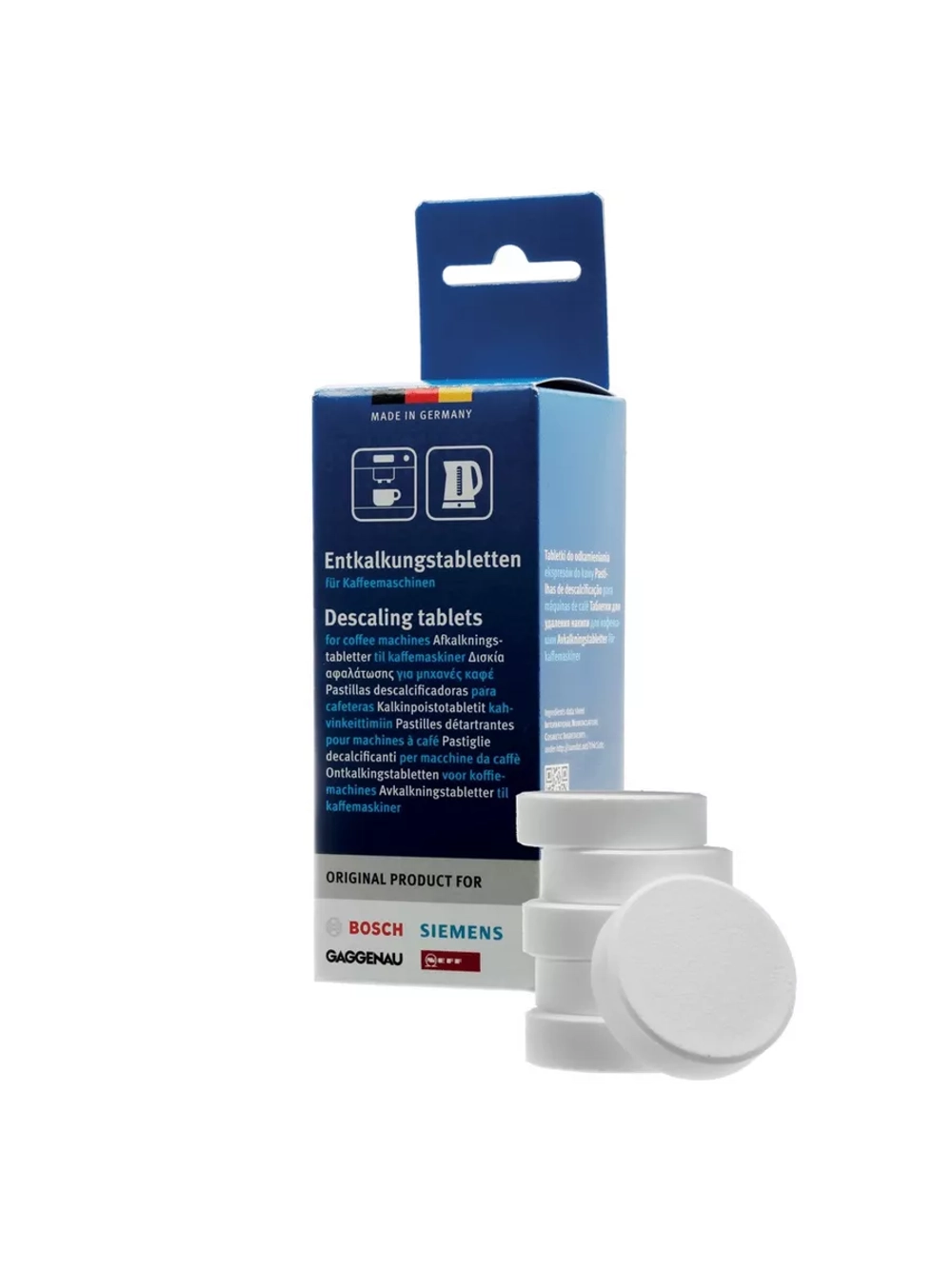 Таблетки для очистки от накипи для кофемашин TCZ 6002 (Италия) 00312453 (00311864, 00310452, 00310817, 00310967, 00311143, 00311556)