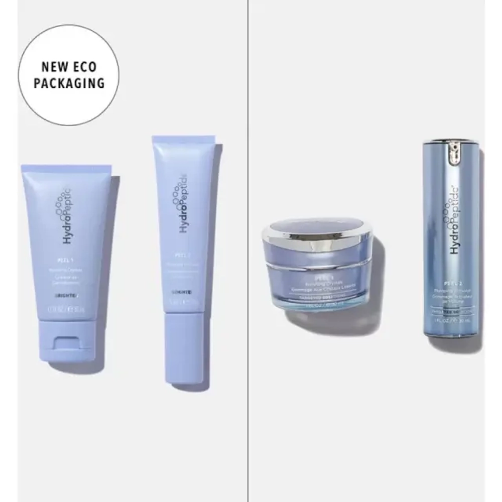 Двухступенчатый пилинг с эффектом полировки и разглаживания морщин