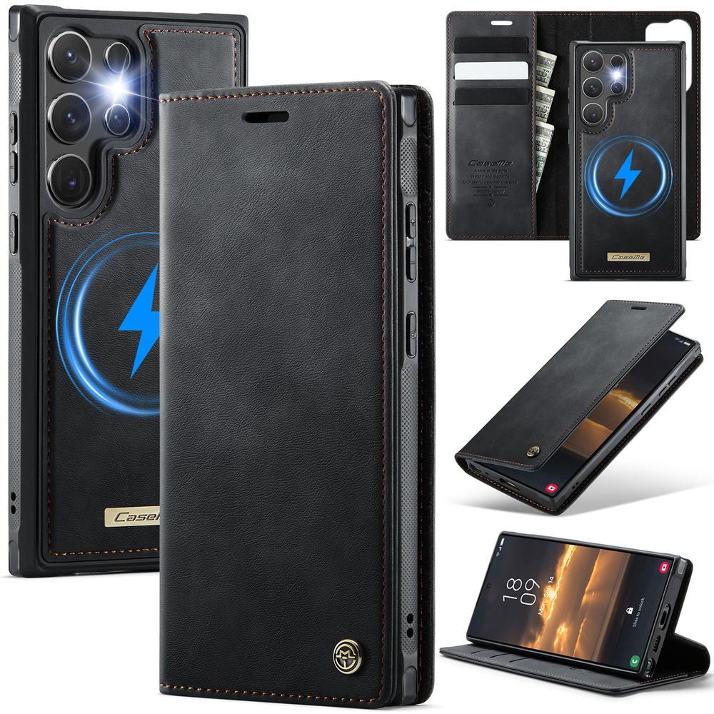 Чехол-кошелек CaseMe 2 in 1 MagSafe Samsung Galaxy S23 Ultra