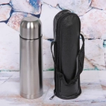 Термос металлический 500мл в черном чехле