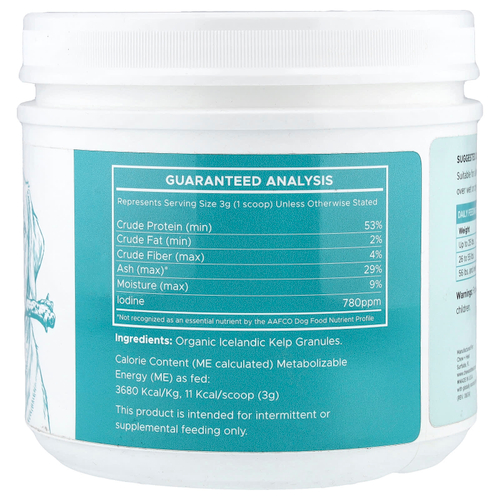 Chew + Heal, органические водоросли, морской суперфуд, для собак, 454 г (16 унций)