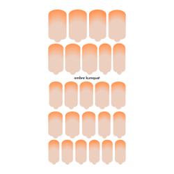 Пленки для маникюра Provocative Nails ombre kumquat