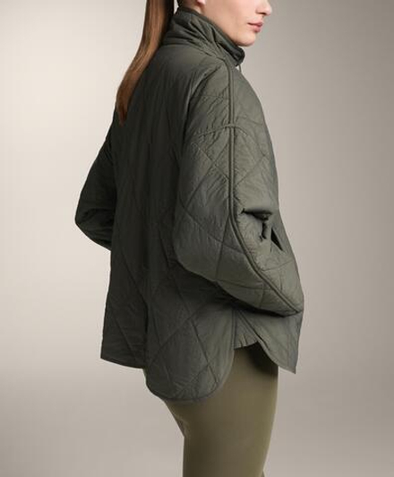 Oysho Утепленная водоотталкивающая куртка FELLEX® с AEROGEL, зеленый