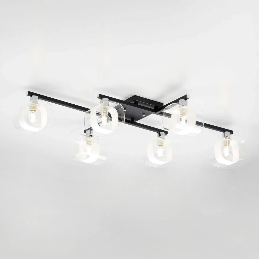 Citilux Вирта CL139165 Люстра потолочная Чёрная Матовая