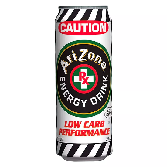 Энергетический напиток AriZona Caution Extreme низкокалорийный, 340 мл (США)