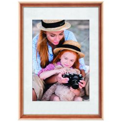 Фоторамка Image Art С20 15х21 деревянная из сосны, цвет натуральный с частичным затемнением, вставка-прозрачный пластик