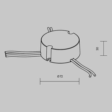 Источник тока 721028 белый DALI NFC DT8 36W 600-1200mA +PUSH DIM Maytoni