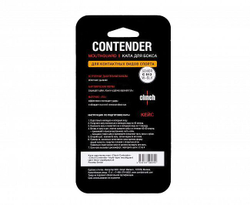 Капа одночелюстная Clinch Contender Triple Layer Mouthguard бело-серебристая C513