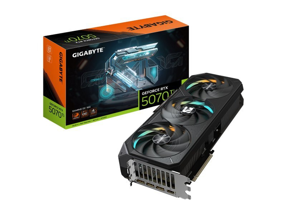 Видеокарта Gigabyte Nvidia GeForce RTX 5070 Ti [GV-N507TGAMING OC-16GD]