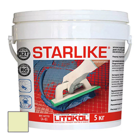 Затирка эпоксидная Litokol Litochrom Starlike C.440 Lime 5 кг