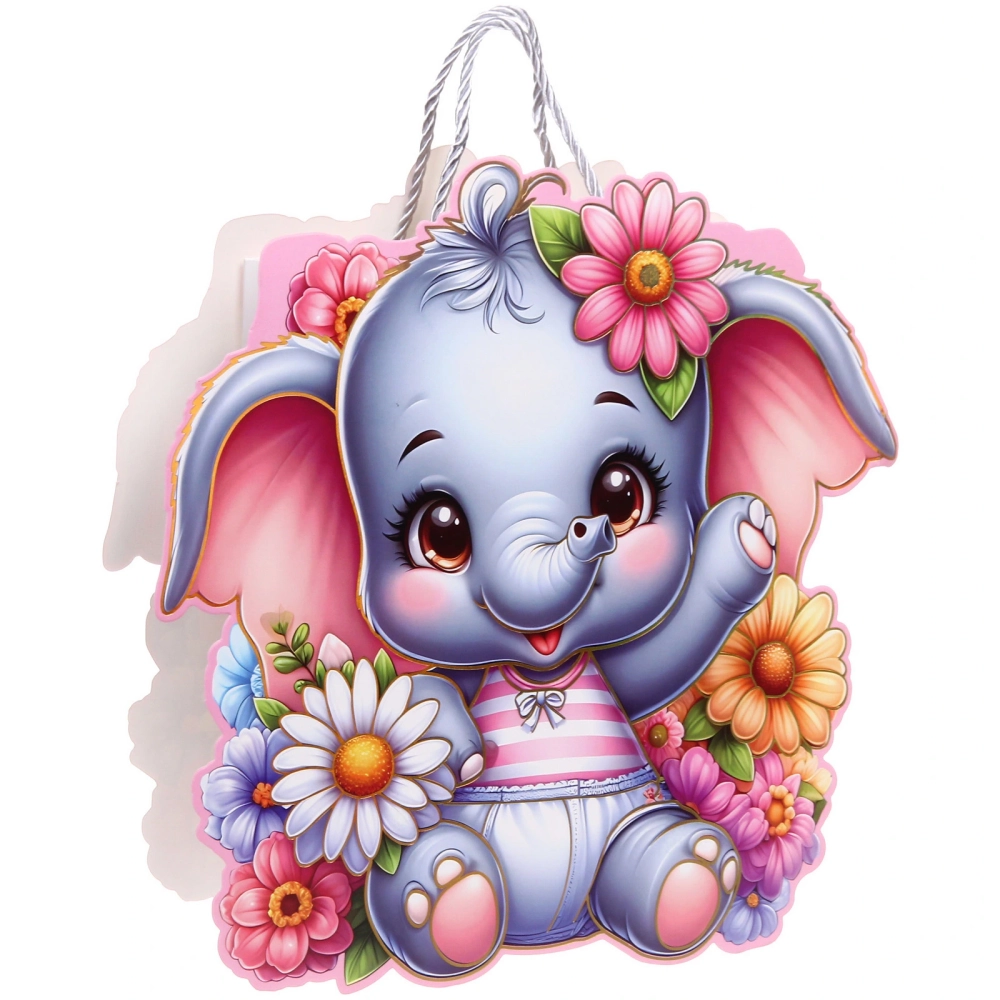 Пакет подарочный «Зверятки» 18*24*9 см