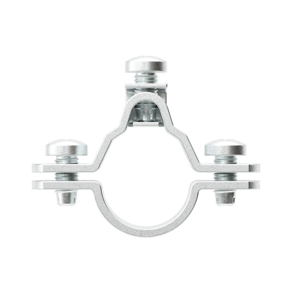 Хомут заземления для труб 20 мм (1/2"), оцинкованная сталь