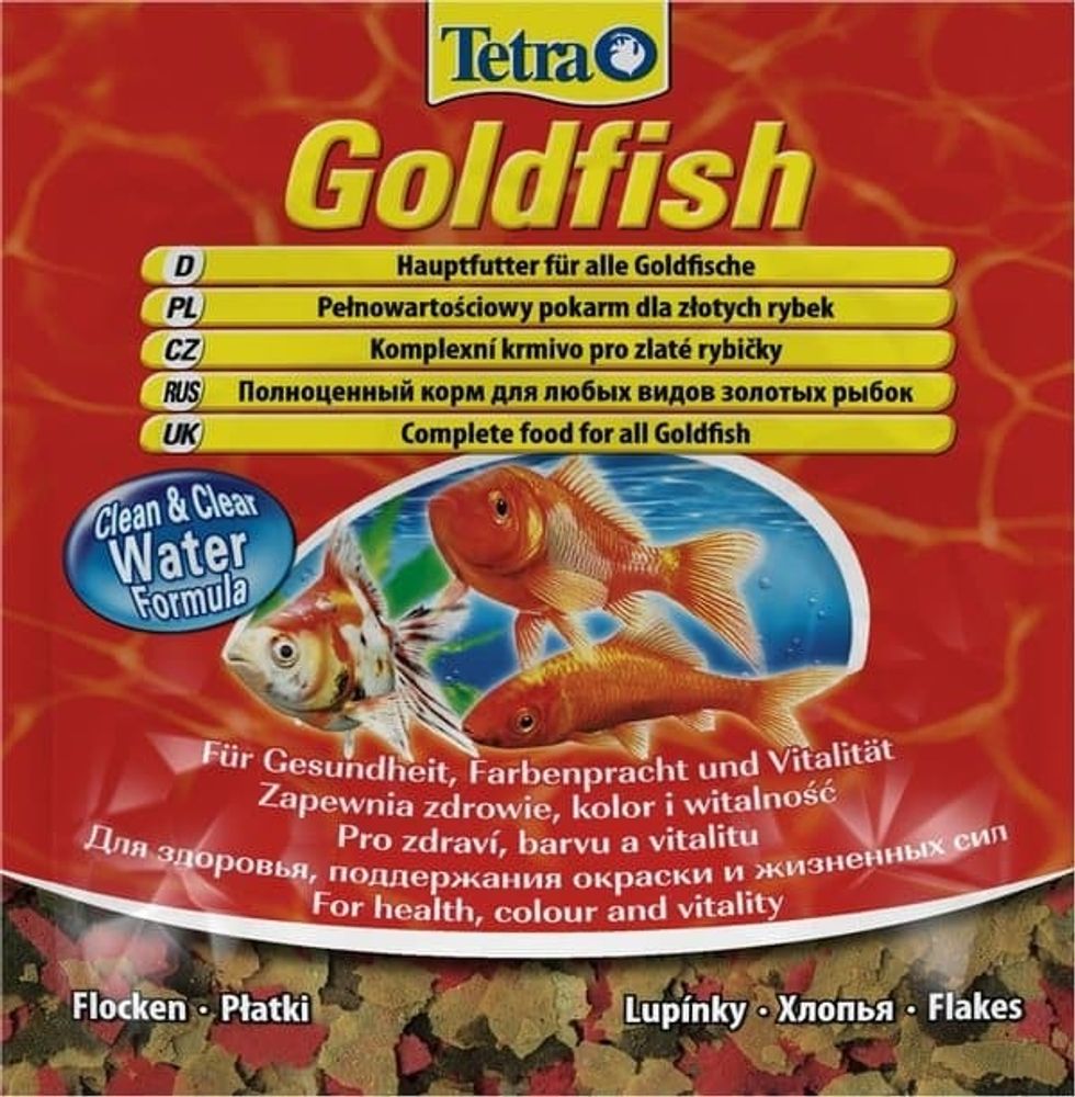 TetraGoldfish корм в хлопьях для золотых рыбок 12 г (sachet)
