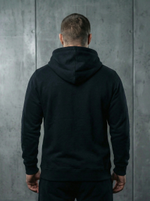 Толстовка с капюшоном и карманом кенгуру мужская LEGENDA Urban чёрная