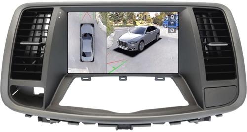 Магнитола для Nissan Teana J32 2008-2013 (ШГУ цветной, рамка тип 2) - Teyes CC3-2K-360 монитор 9.5" 2K QLED на Android 10, Быстрая, CarPlay, 4G SIM-слот, 4 камеры в комплекте