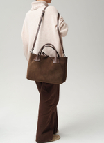 Замшевая сумка Iris DBR 31372 кофе