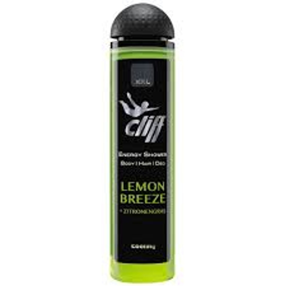 CLIFF 3в1 Мужской Гель для душа-Шампунь-Део Lemon breeze 300 мл