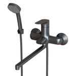 Смеситель для ванны и раковины 35k MIXLINE ML14-02GR ГРАФИТ