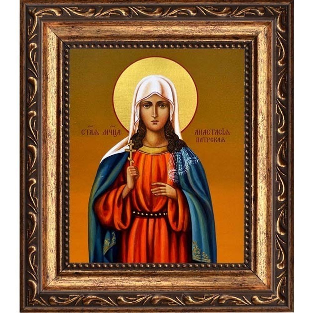 Анастасия Патрская мученица. Икона на холсте.
