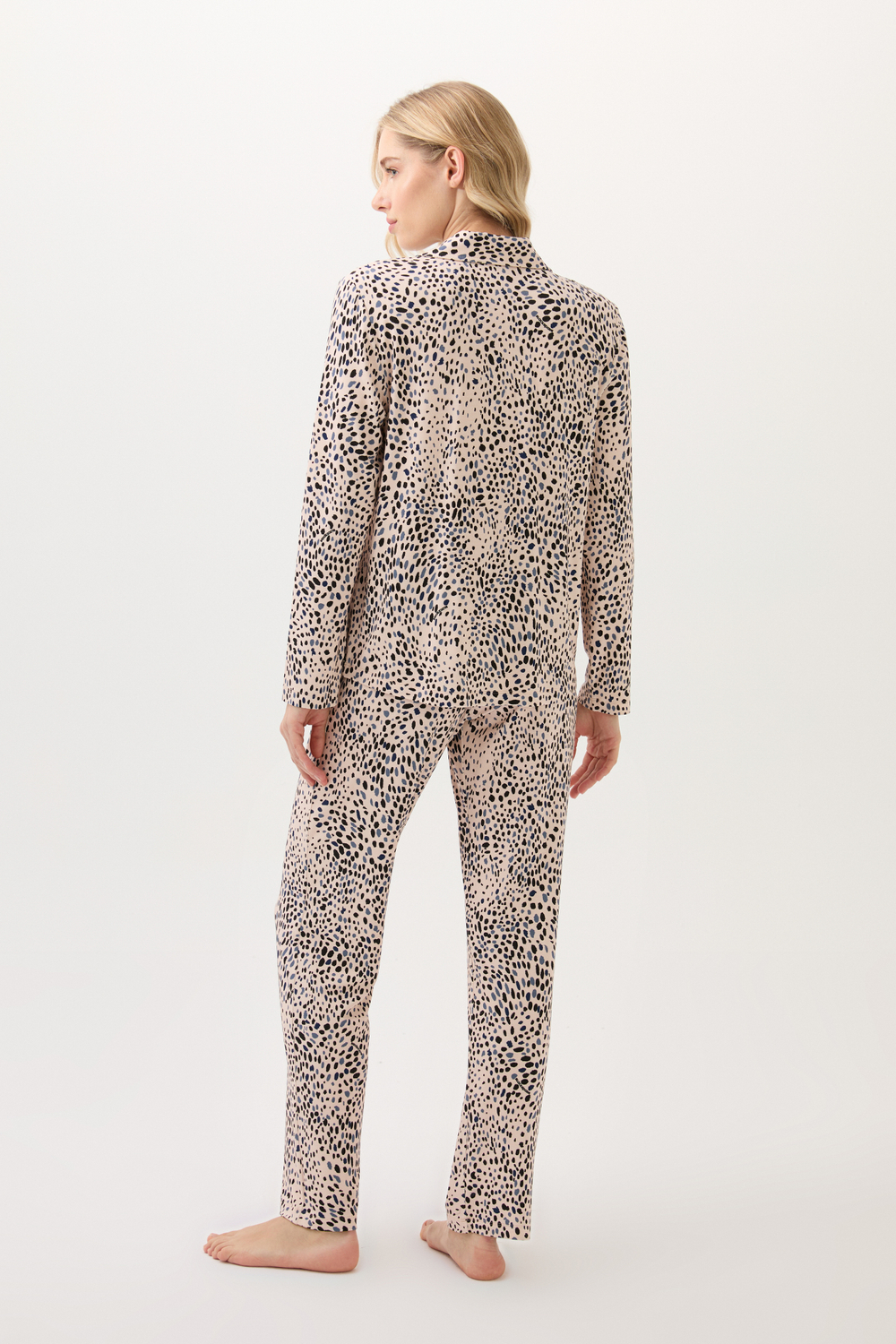 Пижама женская  Cosyland бежевый с черным