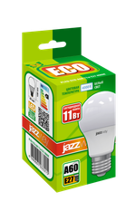 Светодиодная лампа Jazzway PLED-ECO-A60 11Вт 4000K E27 880Lm 220V/50Hz
