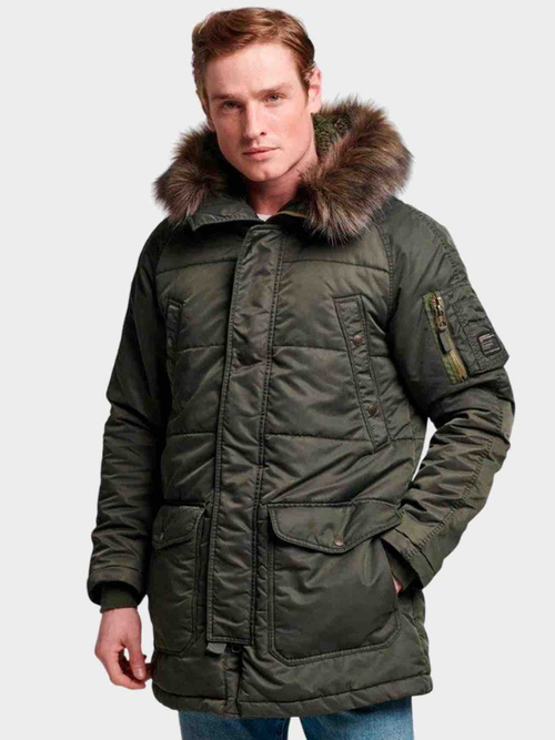 Мужская зимняя куртка (Хаки) Т20