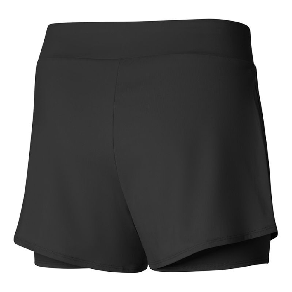Женские Шорты теннисные Mizuno Flex Short - черный