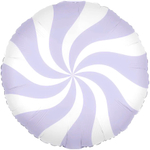 Шар круг Леденец сиреневый