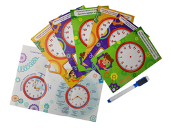 Игра развиваюшая "Пиши стирай. Который час"