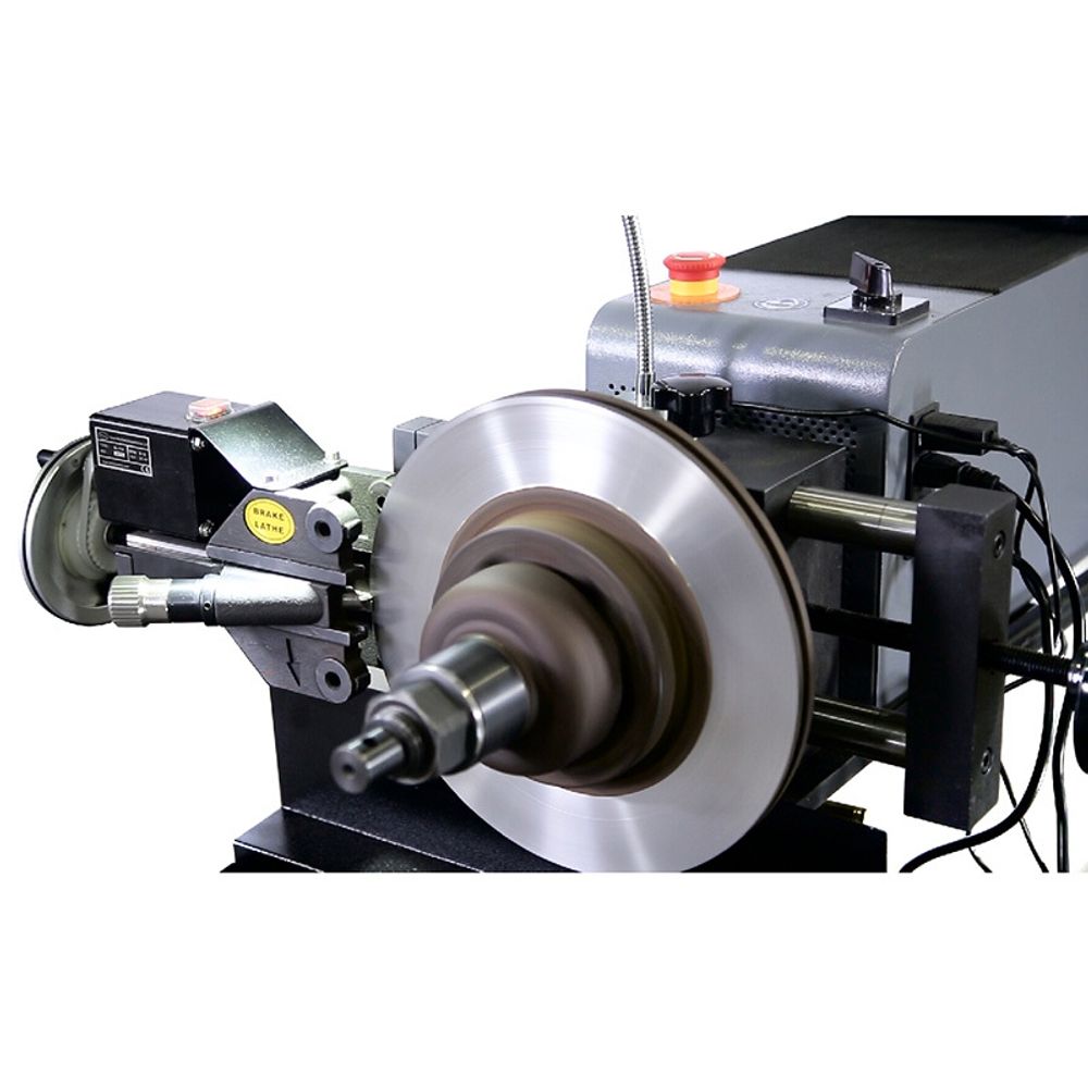 KraftWell (KRW802D) Станок для проточки тормозных дисков легковых автомобилей со снятием и без