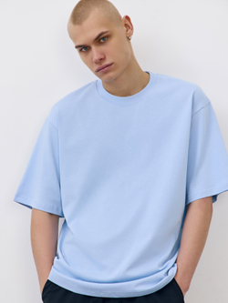 Футболка плотная (голубой)