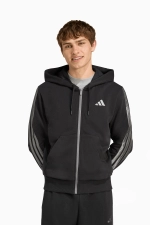 Кофта adidas Holiday 3-Stripes Full-Zip - черный