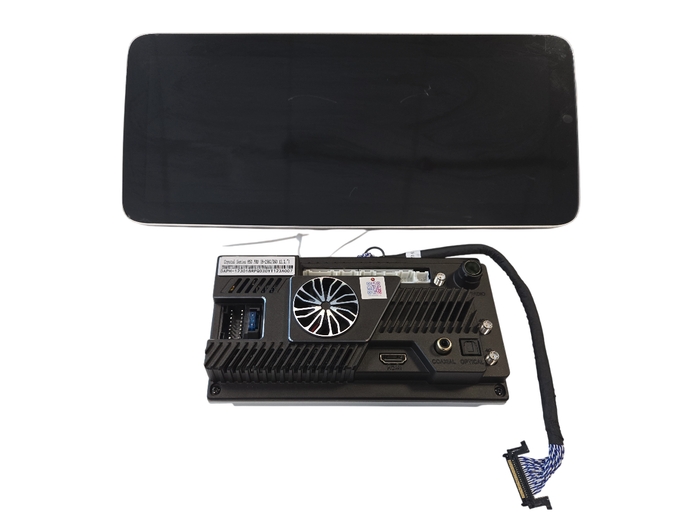 Магнитола для Mitsubishi Pajero 4 2006-2022 - Redpower 85223XLMPRO монитор 12.3" QLED в стиле Audi, Android 14, Быстрейшая, CarPlay, 4G SIM-слот