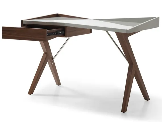 Письменный стол Mysen с выдвижным ящиком, орех