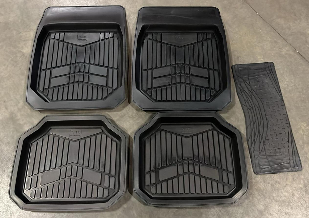 Резиновые коврики с высоким бортом для ВАЗ 2101-2107 1970-2013 Seintex.00010